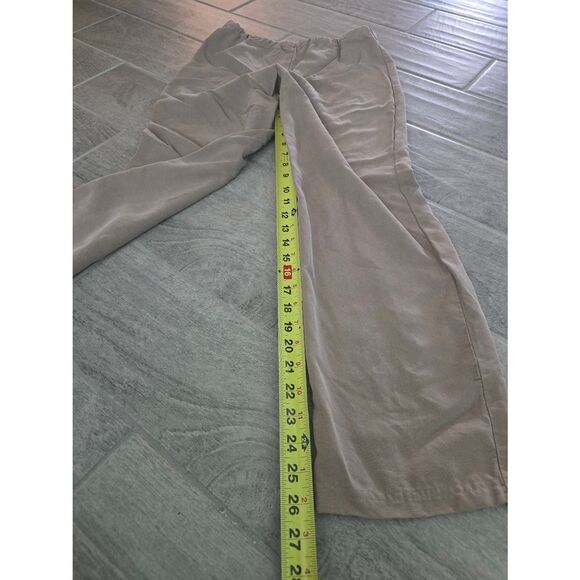 Vintage AKS Amy K Su for Nordstrom Long Sleeve Shirt Dress with Pants Set Taupe - Picture 11 of 15